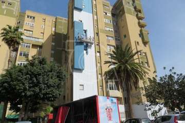 Accidente laboral en las obras del ARRU de Jinámar (Foto TA)